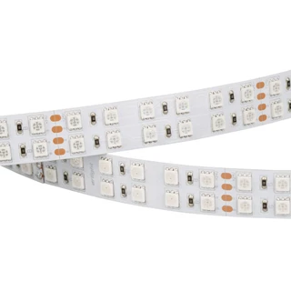 Фото #1 товара Светодиодная лента RT-B144-19mm 24V RGB (34.4 W/m, IP20, 5060, 5m) (Arlight, Открытый)