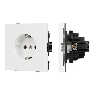 Фото #1 товара Механизм электрической розетки SCT-NOBE-MEU1-SFPL-WH (230V, 16A) (Arlight, -)
