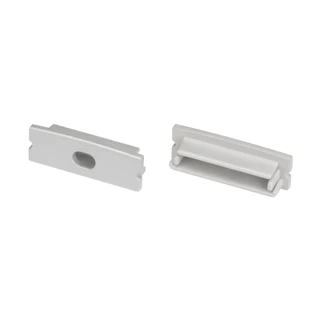 Фото #1 товара Заглушка LINE-3010 SILVER с отверстием (Arlight, Пластик)