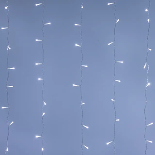 Фото #1 товара Светодиодная гирлянда ARD-CURTAIN-HOME-2000x2500-CLEAR-300LED White (230V, 12W) (Ardecoled, IP20)