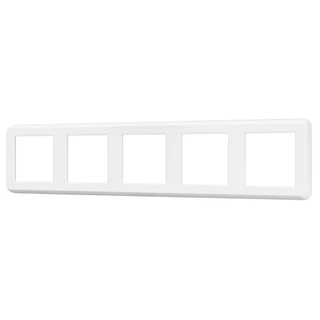 Фото #1 товара Рамка пластиковая FRM-VERSA-PL-5-WH (Arlight, -)