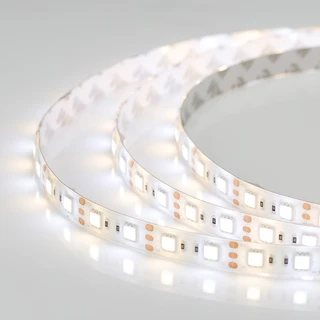 Фото #1 товара Светодиодная лента герметичная RTW-SE-B60-12mm 12V White-MIX (14.4 W/m, IP65, 5060, 5m) (Arlight, Изменяемая ЦТ)
