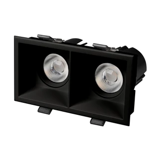 Фото #1 товара Светильник MS-FLOW-BUILT-S157x85-2x12W Day4000 (BK, 38 deg, 230V) (Arlight, IP20 Металл, 5 лет)
