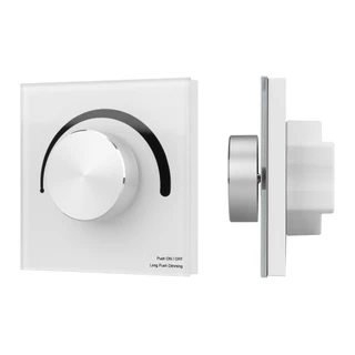 Фото #1 товара INTELLIGENT ARLIGHT Роторная панель SMART-TRIAC-601-31 Белая (230V, 1A, ZB) (IARL, IP20 Пластик, 5 лет)