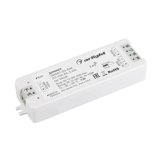 Фото #1 товара Диммер SMART-D3-DIM (12-24V, 8A, 2.4G) (Arlight, IP20 Пластик, 5 лет)