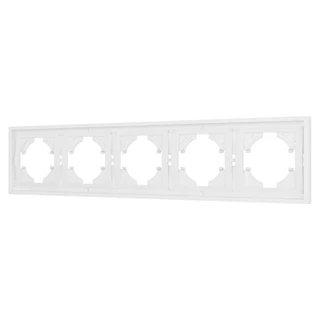 Фото #1 товара Рамка пластиковая FRM-TENDO-PL-5-WH (Arlight, -)