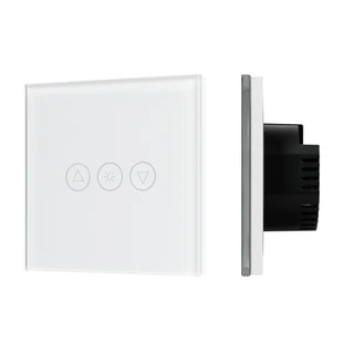 Фото #1 товара Светорегулятор сенсорный с Zigbee управлением SWT-OMALI-SD3-ZB-WH (250V, 500W) (Arlight, Стекло)