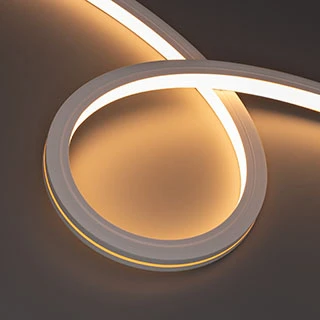 Фото #1 товара Светодиодная лента герметичная MOONLIGHT-PRO-TOP-X320-16x16mm 48V Warm3000 (10 W/m, IP67, 30m, wire x2) (Arlight, Вывод боковой, 7 лет)