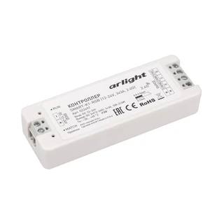 Фото #1 товара Контроллер SMART-K1-RGB (12-24V, 3x3A, 2.4G) (Arlight, IP20 Пластик, 5 лет)