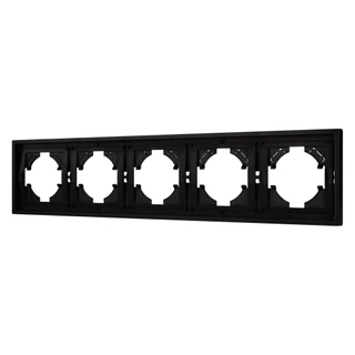 Фото #1 товара Рамка пластиковая FRM-TENDO-PL-5-BK (Arlight, -)