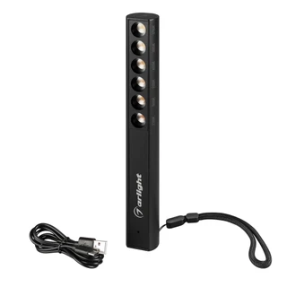 Фото #1 товара Светильник SP-ARTE-SIX-L227-3W Day4000-MIX (BK, 32 deg, 5V, 1A) (Arlight, IP20 Металл, 2 года)