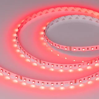 Фото #1 товара Светодиодная лента MINI-F60-10mm 24V RGB (14.4 W/m, IP20, 3535, 5m) (Arlight, Открытый)