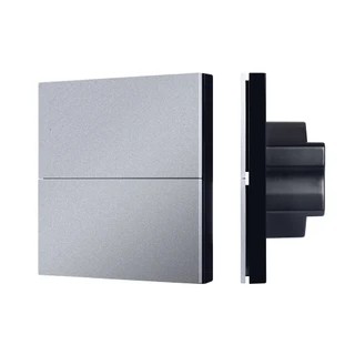 Фото #1 товара INTELLIGENT ARLIGHT Кнопочная панель SMART-ZB-801-22-1G-4SC-MULTI-IN Silver (230V) (IARL, IP20 Пластик, 5 лет)