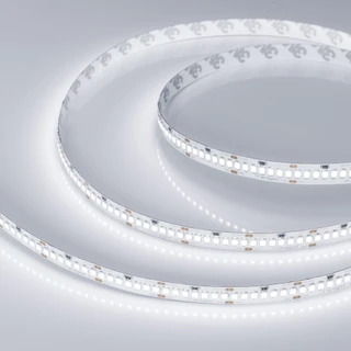 Фото #1 товара Светодиодная лента RT 2-5000 24V White6000 10mm (2835, 252 LED/m, LUX) (Arlight, 10 Вт/м, IP20)