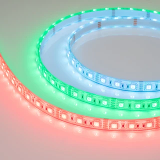 Фото #1 товара Светодиодная лента герметичная RTW-PU-B60-12.5mm 12V RGB (14.4 W/m, IP68, Wire 2m, 5m) (Arlight, -)