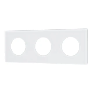 Фото #1 товара Рамка стеклянная FRM-GLARE-GC-3-WH (Arlight, -)