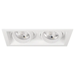Фото #1 товара Светильник MS-VORTEX-BUILT-S250x140-2x30W Warm3000 (WH-WH, 17 deg, 230V) (Arlight, IP20 Металл, 5 лет)