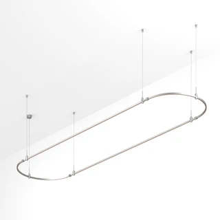 Фото #1 товара Основание ART-APRIORI-OVAL-HANG-4000x1000 (TN) (Arlight, IP20 Металл, 3 года)