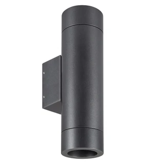 Фото #1 товара Светильник LGD-RAY-WALL-TWIN-R65-2x12W Warm3000 (GR, 6 deg, 230V) (Arlight, IP65 Металл, 3 года)