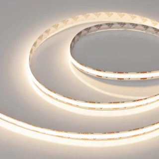 Фото #1 товара Светодиодная лента COB-X560-10mm 24V Warm3000 (9.6 W/m, IP20, 10m) (Arlight, 5 лет)