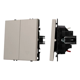 Фото #1 товара Механизм выключателя управления шторами SWT-NOBE-MKR2-SFPL-CA (230V, 10A) (Arlight, -)