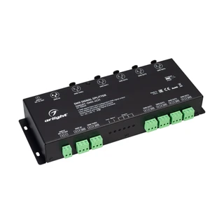 Фото #1 товара DMX-сплиттер SMART-DMX-4CH (12-36V, XLR3) (Arlight, IP20 Металл, 5 лет)