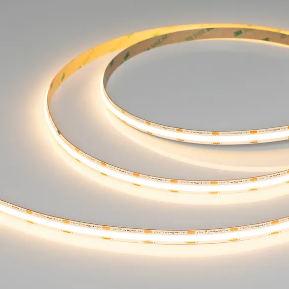 Светодиодная лента COB-X560-10mm 24V Warm2700 (5-15 W/m, IP20, 5m) (Arlight, -)