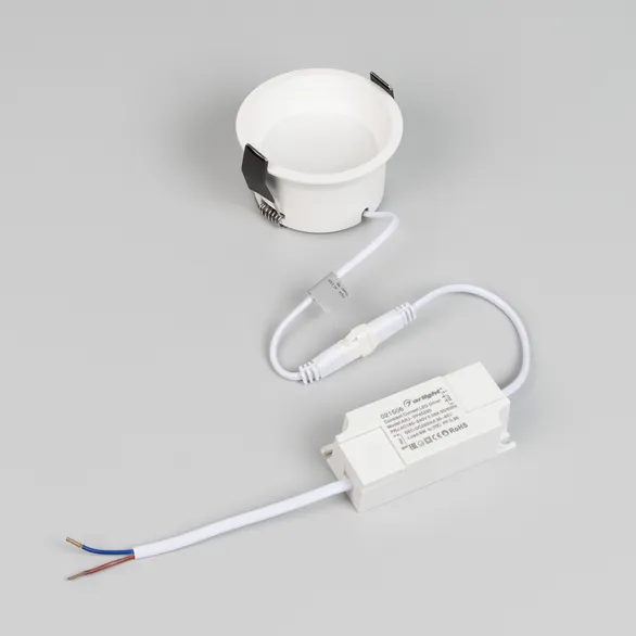 Светильник MS-BREEZE-BUILT-R82-9W Day4000 (WH, 85 deg, 230V) (Arlight, IP20 Металл, 5 лет)