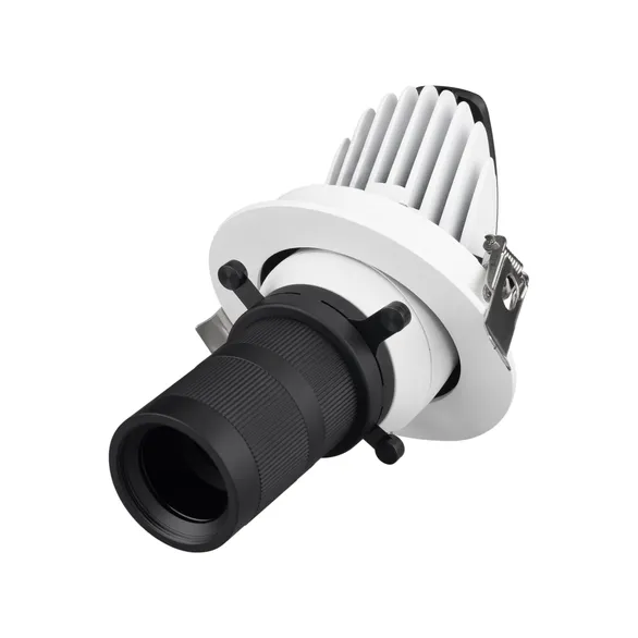 Светильник LGD-ARTIFACT-BUILT-FLAP-CROP-ZOOM-R90-12W Warm2700 (Черный, 20-35 deg, 230V) (Arlight, IP20 Металл, 5 лет)
