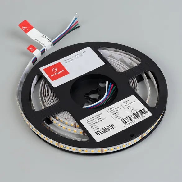 Светодиодная лента UL-A140-10mm 24V Warm2700 (5-20 W/m, IP20, 5m) (Arlight, -)