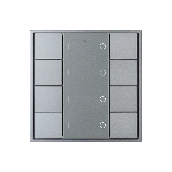 INTELLIGENT ARLIGHT Кнопочная панель DALI-201-23-4G-DIM-DT6-IN Silver (BUS, Frame) (IARL, IP20 Металл, 3 года)