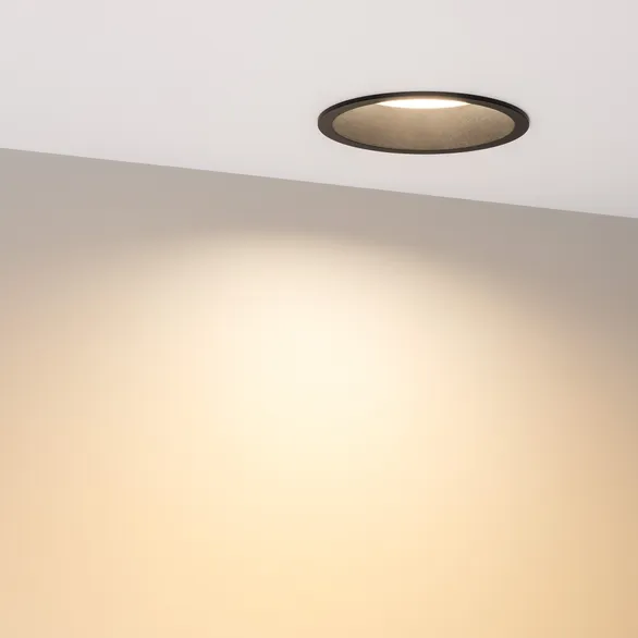 Светильник MS-BREEZE-BUILT-R104-12W Warm2700 (BK, 85 deg, 230V) (Arlight, IP20 Металл, 5 лет)