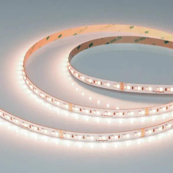 Светодиодная лента RT-A168-10mm 24V RGBW-White (20 W/m, IP20, 5m) (Arlight, высок.эфф.150 лм/Вт)