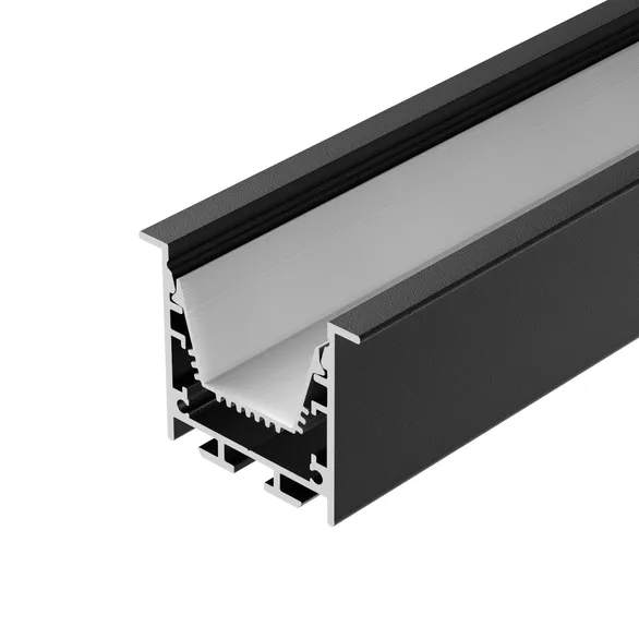 Профиль LINIA45-F-TRAY-3000 BLACK (Arlight, Алюминий)