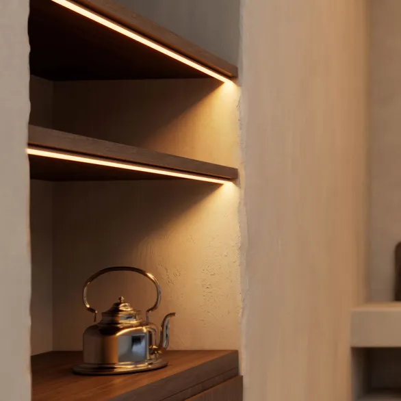 Профиль LINE-D-1515-2000 SQUARE ANOD (Arlight, Алюминий)