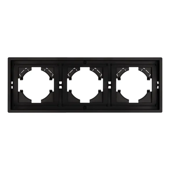 Рамка пластиковая FRM-TENDO-PL-3-BK (Arlight, -)