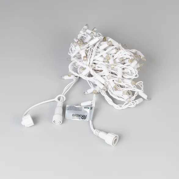 Светодиодная гирлянда ARD-STRING-CLASSIC-10000-WHITE-100LED-FLASH BLUE (230V, 7W) (Ardecoled, IP65)