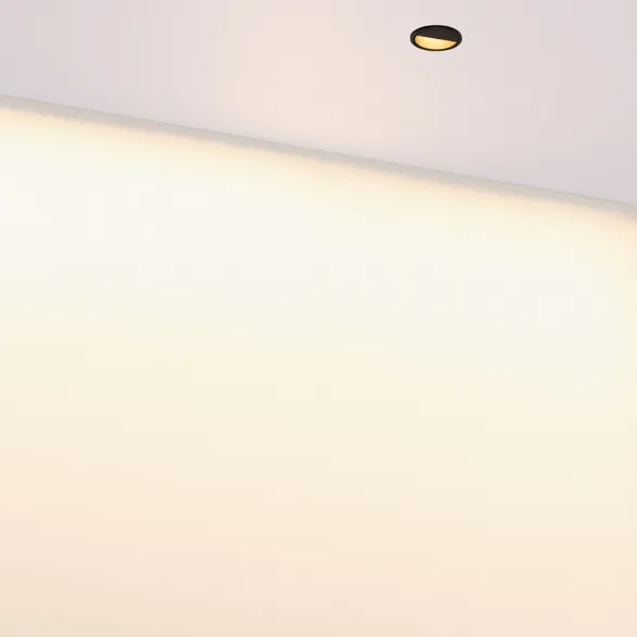 Светильник встраиваемый DL-VEILA-R39-6W Warm3000 (Черный RAL9005, A44x46 deg, 230V) (Arlight, IP20 Металл, 5 лет)