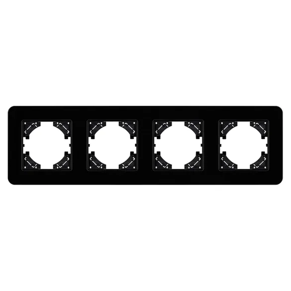 Рамка стеклянная FRM-OMALI-GS-4-BK (Arlight, -)