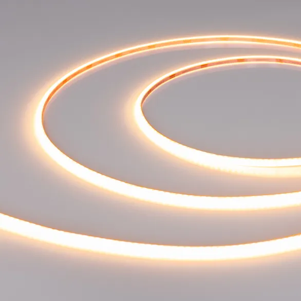 Светодиодная лента герметичная MICROLED-SEW-M320-3mm 24V Warm2700 (6 W/m, IP65, 5m) (Arlight, CRI>90)