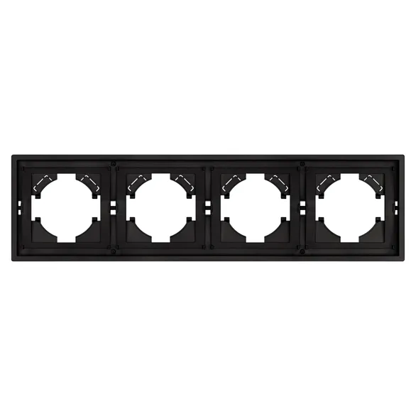 Рамка пластиковая FRM-TENDO-SFPL-4-BK (Arlight, -)