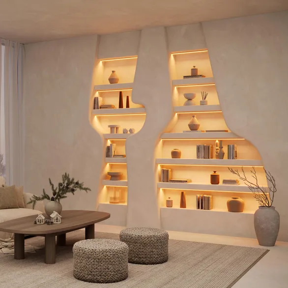 Светодиодная лента UL-A168-8mm 24V White-MIX-CX2 (18 W/m, IP20, 5m) (Arlight, резка 2 светодиода)