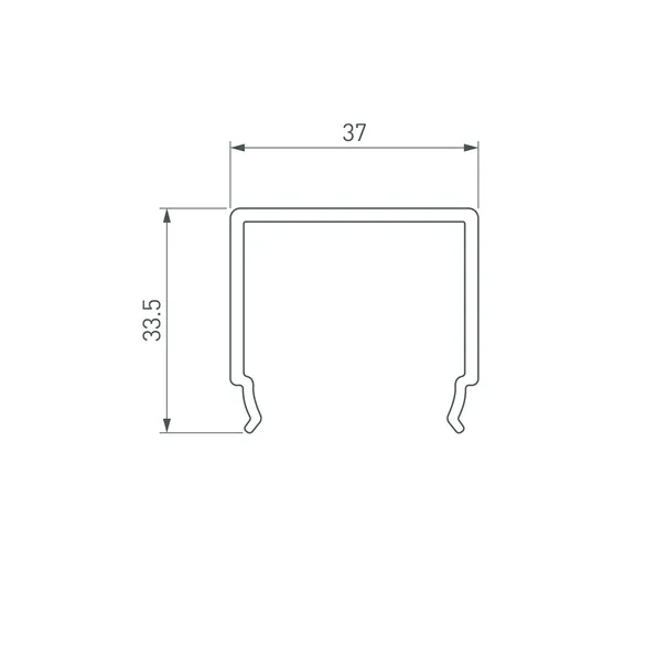 Экран ARH-LINE-3750A-VOL-2000 CLEAR (Arlight, Пластик)