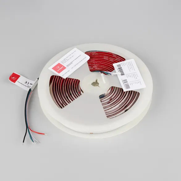 Светодиодная лента DMX-COB-X1008-18mm 24V RGB-PX126 (11 W/m, IP20, CSP, 5m) (Arlight, -)