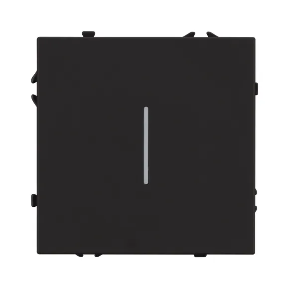 Механизм выключателя одноклавишный проходной LED SWT-NOBE-MKP1-SFPL-L-BK (230V, 10A) (Arlight, -)