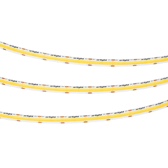 Светодиодная лента COB-X576-10mm 24V Warm3000 (15 W/m, IP20, 5m) (Arlight, высок.эфф.150 лм/Вт)
