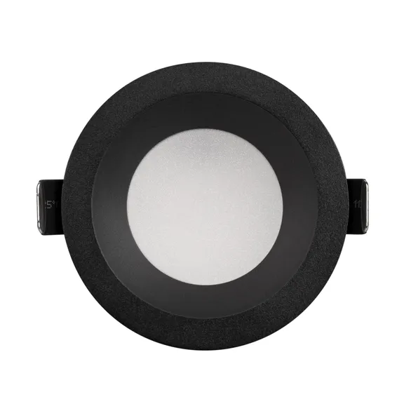 Светильник MS-DROP-BUILT-R84-8W Warm3000 (BK, 85 deg, 230V) (Arlight, IP54 Металл, 5 лет)