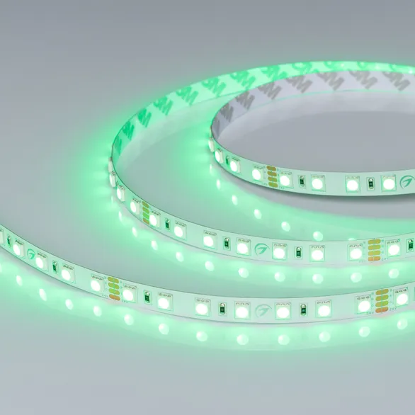 Светодиодная лента RT-B70-10mm 24V RGB (14 W/m, IP20, 5m) (Arlight, Открытый)