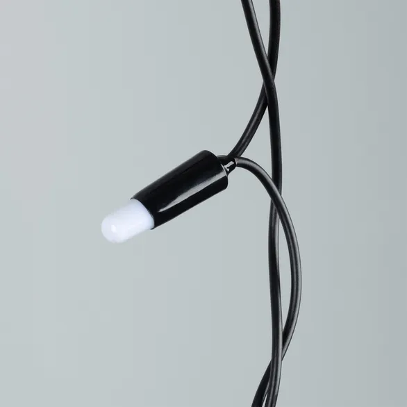 Светодиодная гирлянда ARD-EDGE-CLASSIC-2400x600-BLACK-88LED-MILK-FLASH White (230V, 6W) (Ardecoled, IP65, 1 год)
