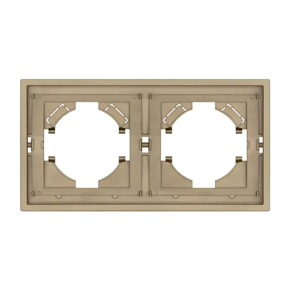 Рамка пластиковая FRM-TENDO-SFPL-2-GD (Arlight, -)